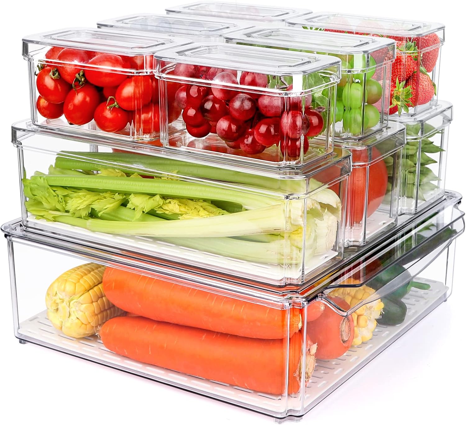 How Refrigerator Food Storage Containers help to Organize your Food - Kitchen Storage Review 2024