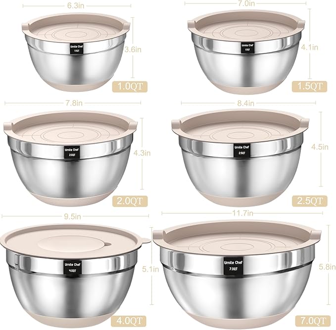 Stainless Steel Kitchen Bowls - Kitchen and Cooking Accessories