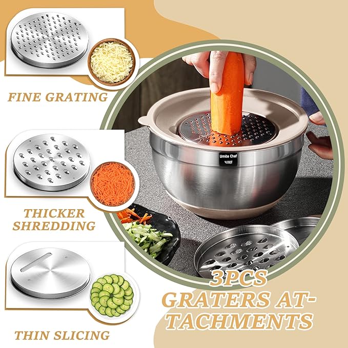 Stainless Steel Kitchen Bowls - Kitchen and Cooking Accessories